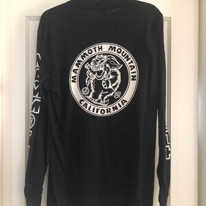 Mammoth Mountain Black Long Sleeve Tee